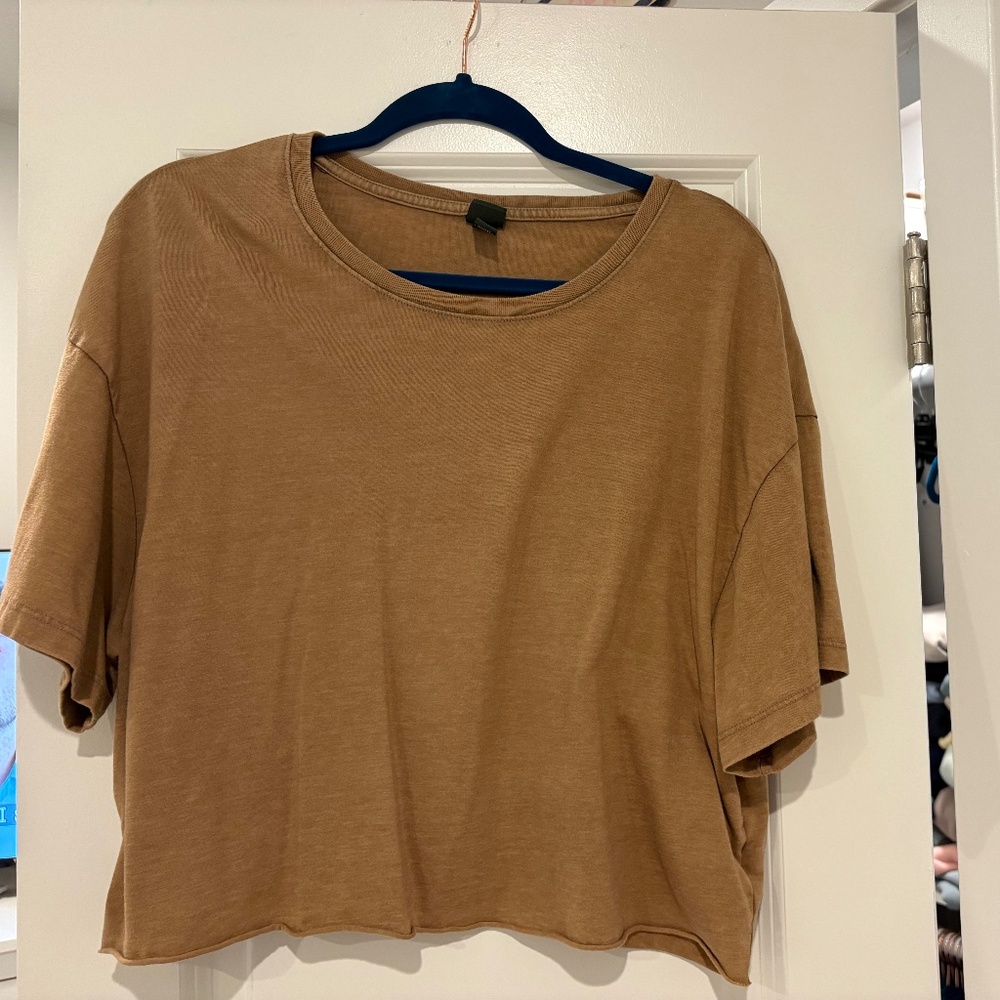 Brown Crop Top